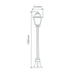 Buy Post Lights Australia Avignon Post Light H1300mm Beige Aluminium - 15212