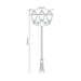 Buy Post Lights Australia Avignon Post 3 Lights H2420mm Black Aluminium - 15249