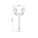 Buy Post Lights Australia Turin Post 2 Lights H1440mm Black Aluminium - 15441
