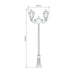 Buy Post Lights Australia Turin Post 2 Lights H2240mm Burgundy Aluminium - 15466