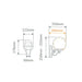 Buy Exterior Wall Lights Australia Siena Exterior Wall Light W250mm Green Aluminium - 15575