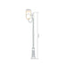 Buy Post Lights Australia Lisbon Post Light Up Bracket H2250mm W300mm Green Aluminium - 15731