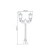 Buy Post Lights Australia Vienna Post 2 Lights H1430mm Burgundy Aluminium - 15910