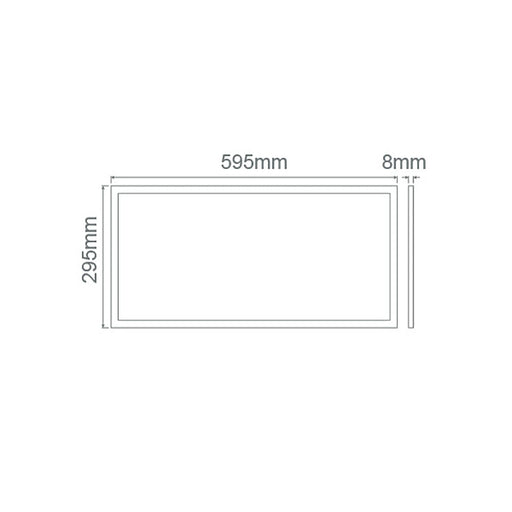 Buy LED Panel Lights Australia Rectangular LED Panel Light 25W White 3CCT - 17607