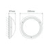 Buy Bunker Lights Australia Polyring Round Bunker Light W295mm Black Polycarbonate - 18592