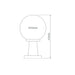Buy Pillar & Pedestal Lights Australia Polymount Pillar & Pedestal Light W250mm Opal Polycarbonate - 18609