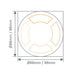 Buy Accessories & More Australia Daka Round Cover to Suit Deka Aluminium - 19424