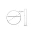 Buy Outdoor Step Lights Australia Zeke Round Outdoor Step Light Dark Grey Aluminium 3000K - 19488
