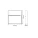Buy Outdoor Step Lights Australia Zeke Square Outdoor Step Light White Aluminium 5000K - 19509