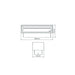 Buy Up / Down Wall Lights Australia Block Up & Down Wall 2 Lights 12W Black Aluminium 3000K - 19548