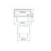 Buy Up / Down Wall Lights Australia Block Up & Down Wall 2 Lights 6W White Aluminium 5000K - 19573
