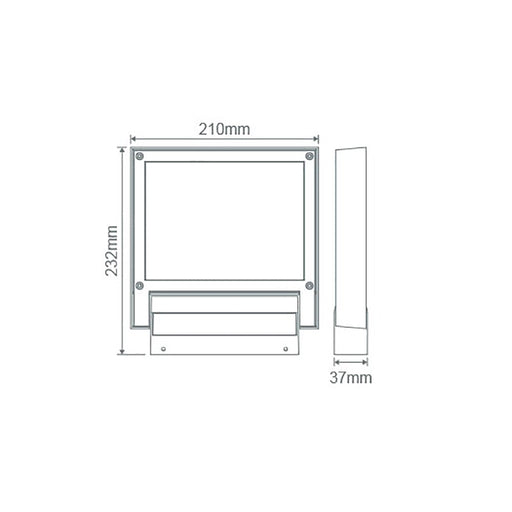 Buy Floodlights Australia Flash Floodlight Silver Aluminium 5000K - 19585