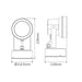 Buy Exterior Spotlights Australia Vision Exterior Spotlight 12W White Aluminium 5000K - 19607