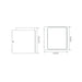 Buy Exterior Wall Lights Australia Mojo Exterior Wall Light Black Aluminium 5000K - 19661