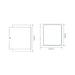 Buy Up / Down Wall Lights Australia Mojo Up & Down Wall 2 Lights Dark Grey Aluminium 3000K - 19672