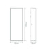 Buy Up / Down Wall Lights Australia Edge Up & Down Wall 2 Lights Dark Grey Aluminium 3000K - 19686