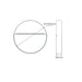Buy Outdoor Step Lights Australia Zeke Round Outdoor Step Light Silver Aluminium 5000K - 19701