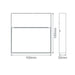 Buy Outdoor Step Lights Australia Zeke Square Outdoor Step Light Silver Aluminium 3000K - 19706