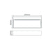 Buy Exterior Wall Lights Australia ZEKE-8 Rectangular Wall Light 8W 240V White 5000K - 19717