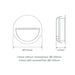 Buy Outdoor Step Lights Australia Zac Round Outdoor Step Light Silver Aluminium 5000K - 19732