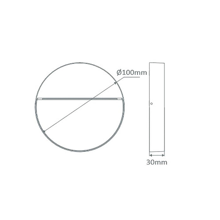 Buy Outdoor Step Lights Australia Zeke Round Outdoor Step Light 12V 4W White Aluminium 3000K - 19844