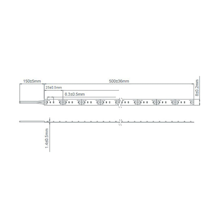 Buy LED Strip Lights Australia Plex LED Strip Light 12V 14.4W 3000K - 20319