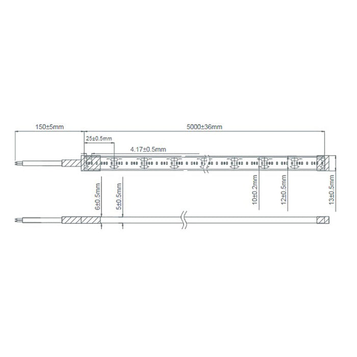 Buy LED Strip Lights Australia Plex Outdoor LED Strip Light 24V 19.2W 3000K - 20341