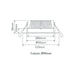 Buy Recessed Downlights Australia Deco Square Recessed Downlight 13W Aluminium 3CCT - 20427