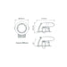 Buy Recessed Downlights Australia Scoop Round Recessed Downlight 13W White Aluminium 5000K - 20571
