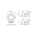Buy Recessed Downlights Australia Scoop Round Recessed Downlight 25W White Aluminium 5000K - 20575
