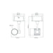 Buy Spotlights Australia Jet LED Spotlight 10W White Aluminium 3000K - 20646