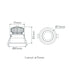 Buy Recessed LED Downlights Australia Deep Round Recessed LED Downlight 10W White Aluminium 5000K - 20672