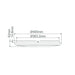Buy LED Oyster Lights Australia Solar Round LED Oyster Light W400mm Black Polycarbonate 3CCT - 20943