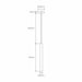 Buy Mini Pendants Australia Star Mini Pendant H500mm Black Aluminium 5000K - 21060
