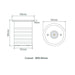 Buy Inground Lights Australia Magneto Inground Light 24V 3W 60° Stainless Steel 5000K - 21083
