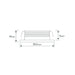 Buy Under Cabinet Lights Australia Astra Under Cabinet Light 12V Silver 5000K - 21281