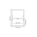 Buy Strip Light Profiles Australia Bloc Square Strip Light Profile White Aluminium - 22295