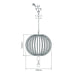 Buy Pendant Lights Australia Puffin Pendant Light W400mm Black Timber - 31020