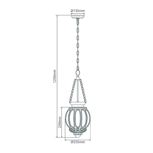 Buy Ceiling Lanterns Australia Chelsea Ceiling Lantern Clear Glass - 31340