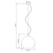 Buy Pendant Lights Australia Jazz Pendant Light W350mm Chrome Glass - 31359