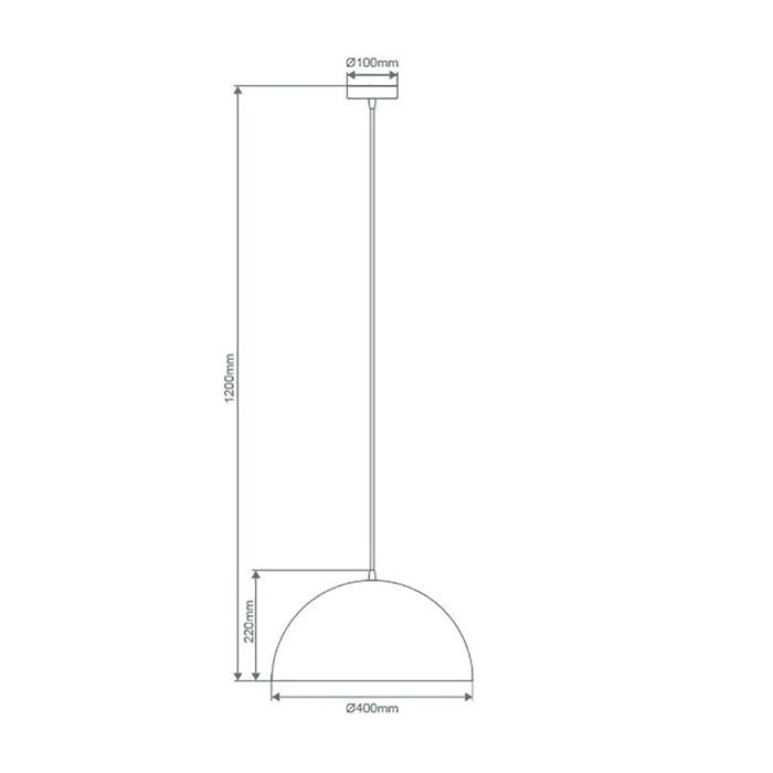 Buy Pendant Lights Australia Luna Pendant Light Black Metal - 31366