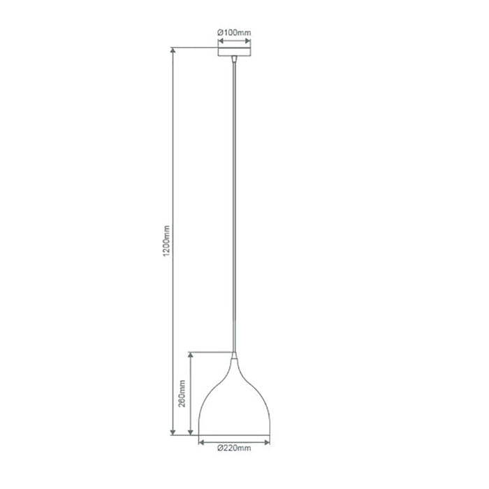 Buy Pendant Lights Australia Jade Pendant Light W220mm Black Metal - 31415