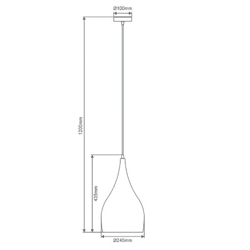 Buy Pendant Lights Australia Jade Pendant Light W245mm Black Metal - 31420