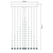 Buy Ceiling Crystals Australia Everest Ceiling Crystal 9 Lights W600mm Chrome 5000K - 35006
