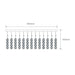 Buy Ceiling Crystals Australia Starlight Ceiling Crystal 8 Lights CTC W800mm Chrome 5000K - 35033