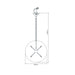 Buy Crystal Pendant Lights Australia Venus Crystal Pendant 8 Lights W600mm Chrome 5000K - 35041