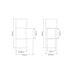 Buy Up / Down Wall Lights Australia Piper Round Up & Down Wall 2 Lights White Aluminium - 49222
