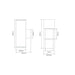Buy Up / Down Wall Lights Australia Piper Square Up & Down Wall 2 Lights Black Aluminium - 49226