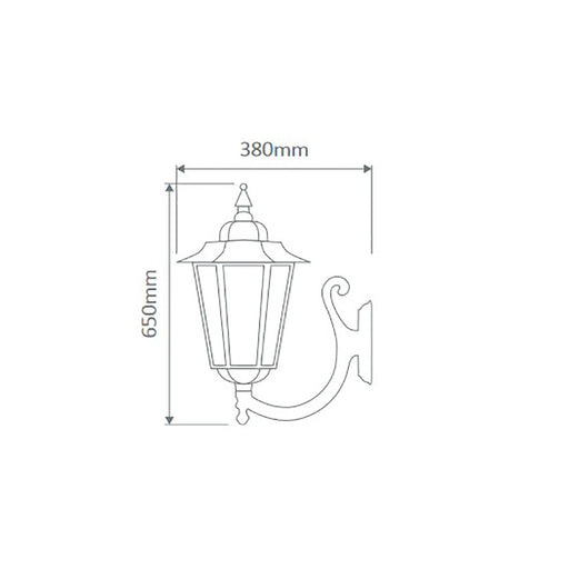 Buy Outdoor Wall Lanterns Australia Turin Outdoor Wall Lantern Curved Up Bracket White Aluminium - 16137