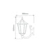 Buy Outdoor Wall Lanterns Australia Turin Outdoor Wall Lantern Curved Up Bracket White Aluminium - 16137